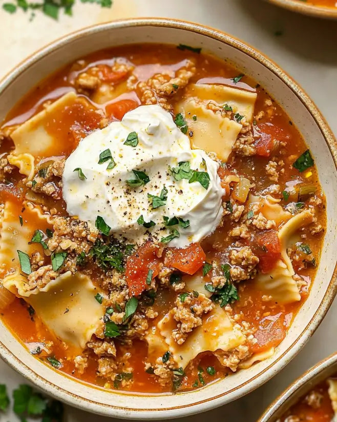 The Best Gluten Free Lasagna Soup Recipe