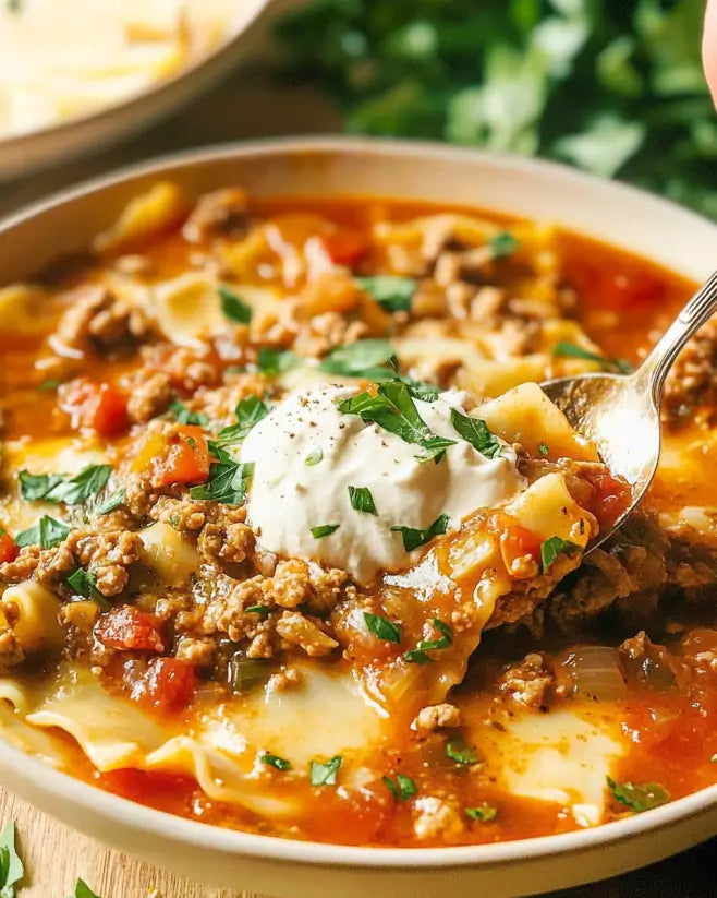 The Best Gluten Free Lasagna Soup Recipe